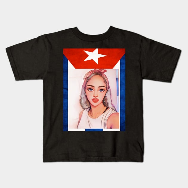 morena de la cubana 2023 Kids T-Shirt by Artist_Imagination